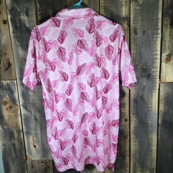 Gashouse Golf “Palms on Par” golf polo shirt men’s size large - Picture 2 of 6